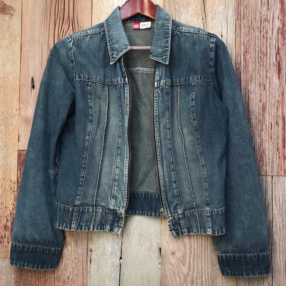 Faded Glory Retro Style Jean Jacket S